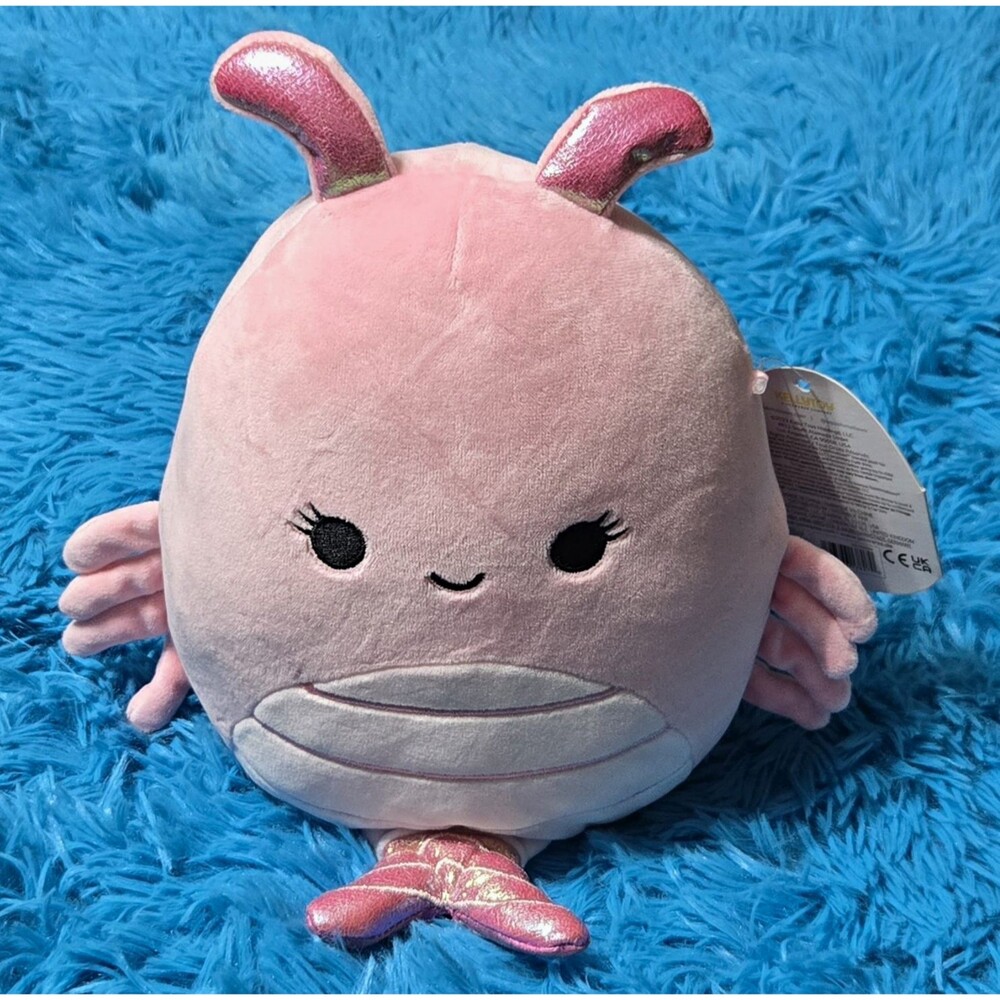 Squishmallows Simone Pink Lobster Plush Small 8" Washable Stuffed Animal